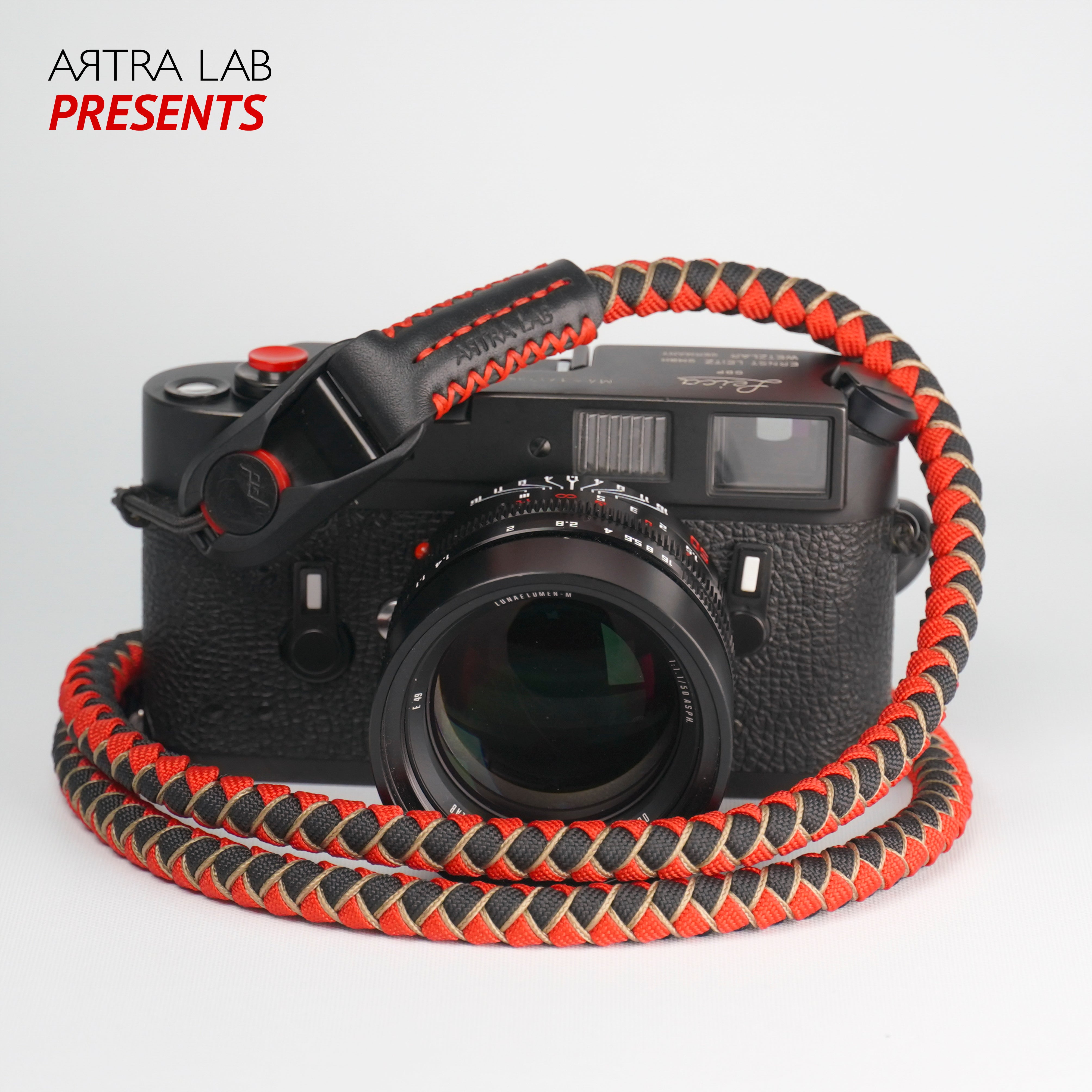 Build to order !!! -"Dragon"  Hand-made Camera Strap - (Red) Anchor Link