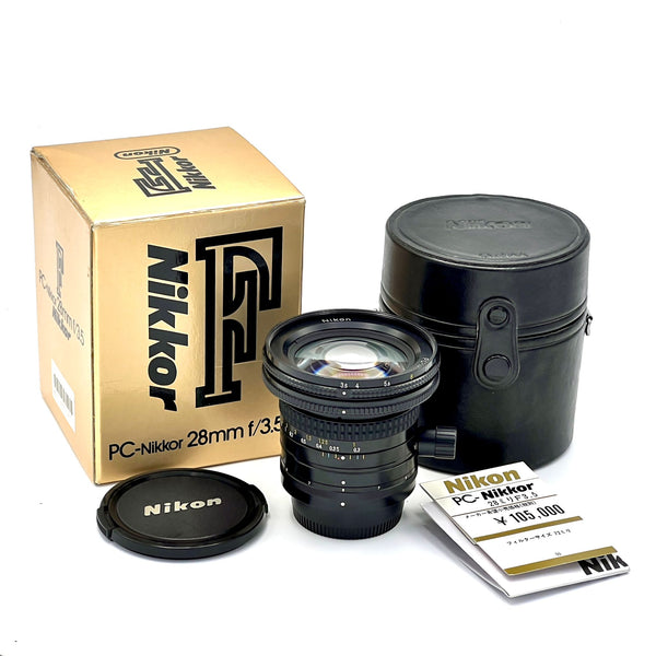 Excellent with Full Packing] NIKON PC NIKKOR 28MM F/3.5 WIDE ANGLE