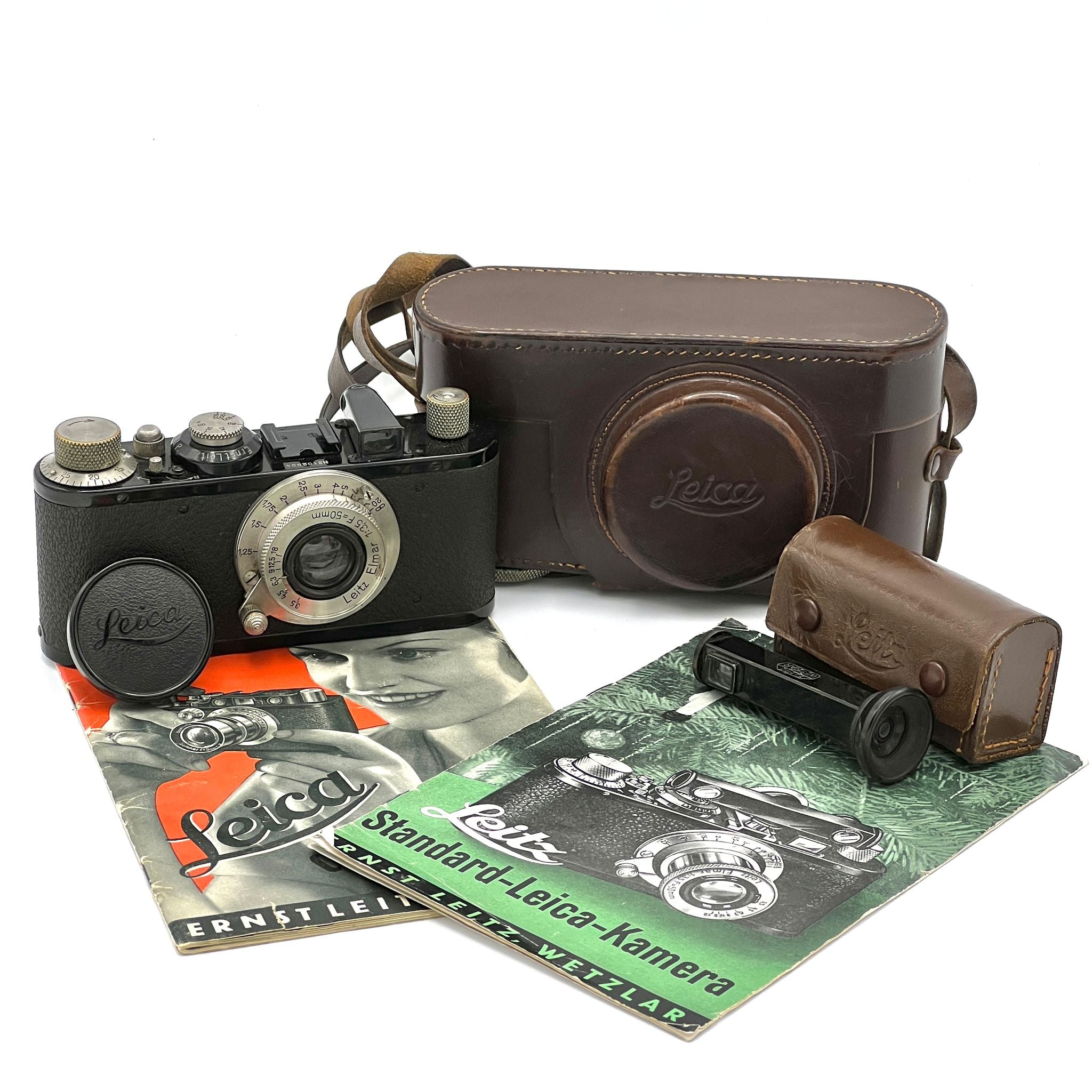 1932 LEITZ LEICA STANDARD BLACK PAINT WITH NICKEL ELEMENTS NO